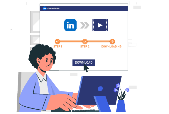 User-friendly interface - LinkedIn Downloader - ContentStudio