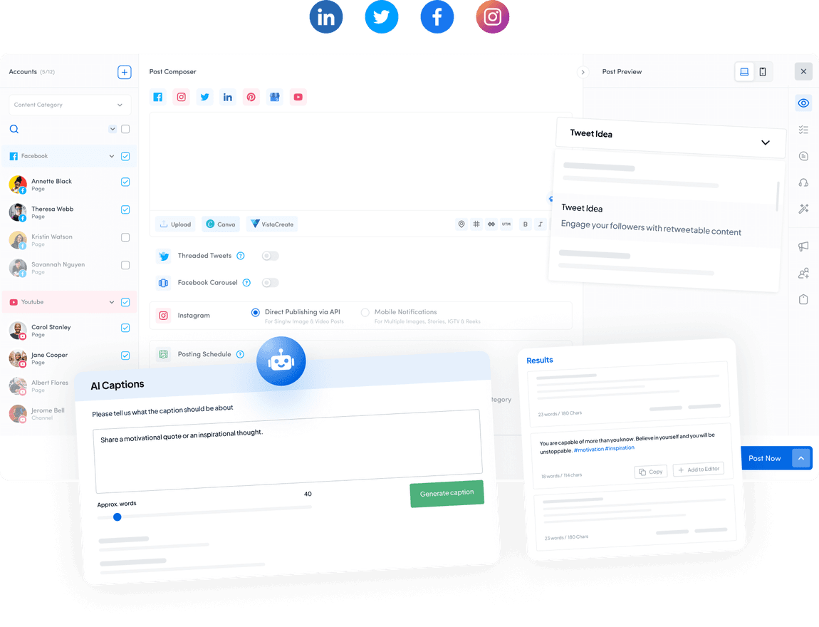 Advanced analytics - Hootsuite alternative