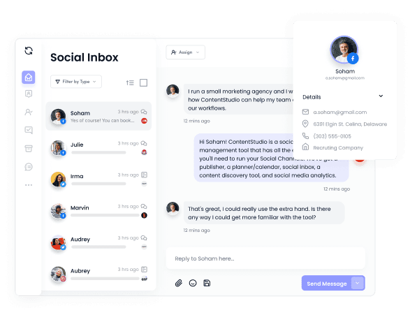  Unified Social Media Inbox
