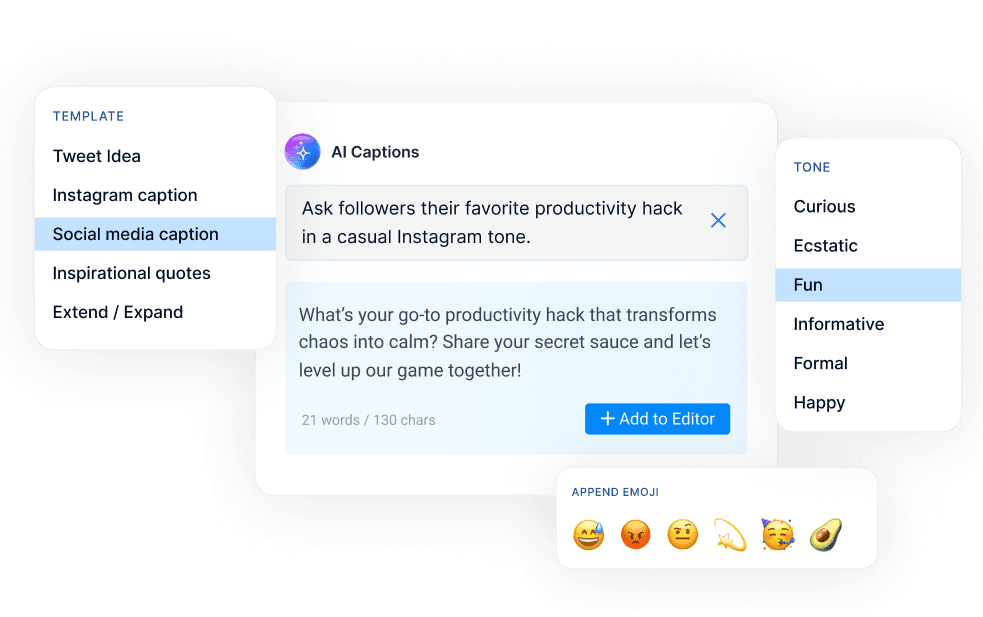 AI Caption Generation