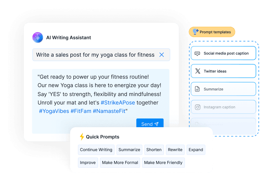 Comprehensive AI toolkit for content creation 