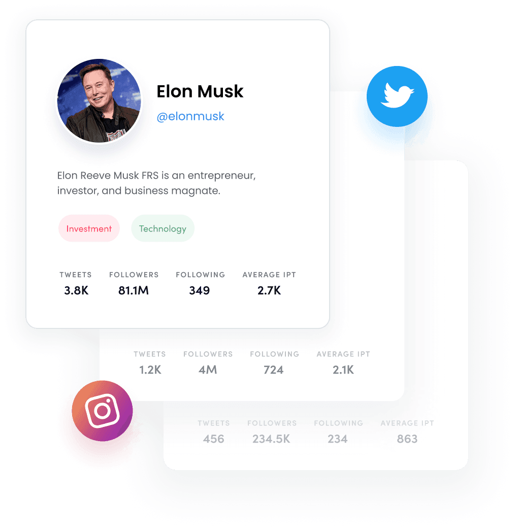 Find Twitter influencers - meetedgar alternative