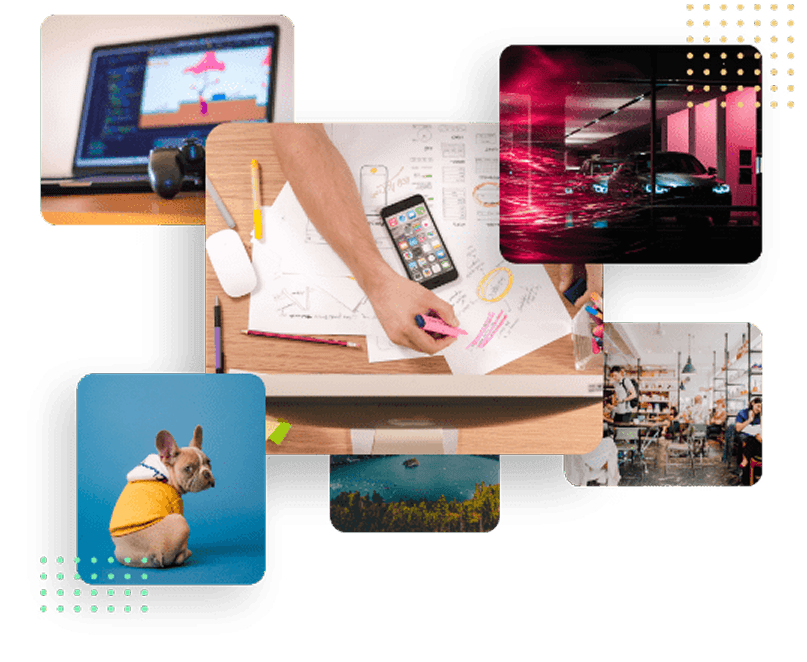 Share content - social media content library 