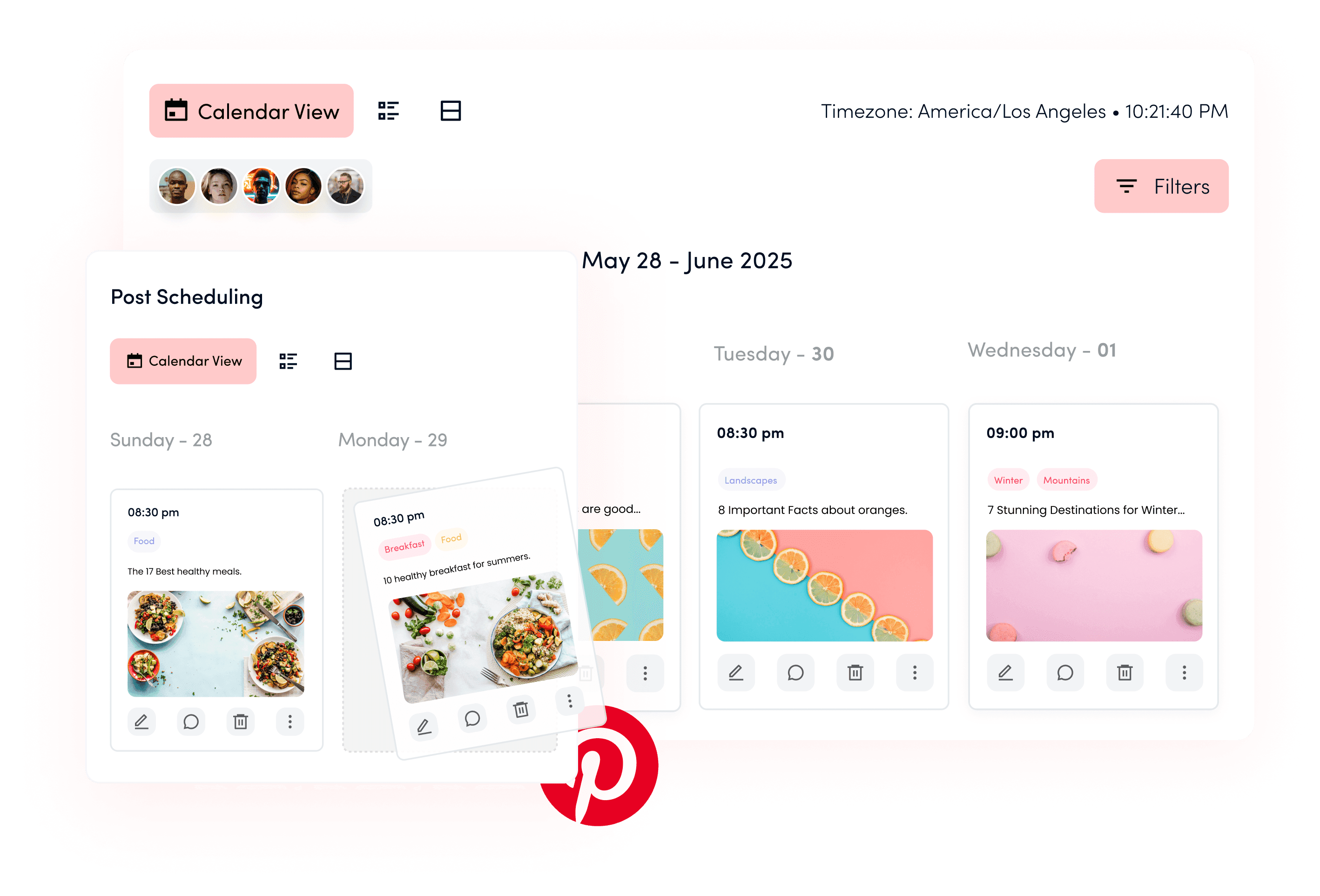 Pinterest scheduling tool