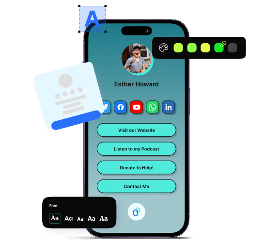 Design a landing page, matching your vibe!
