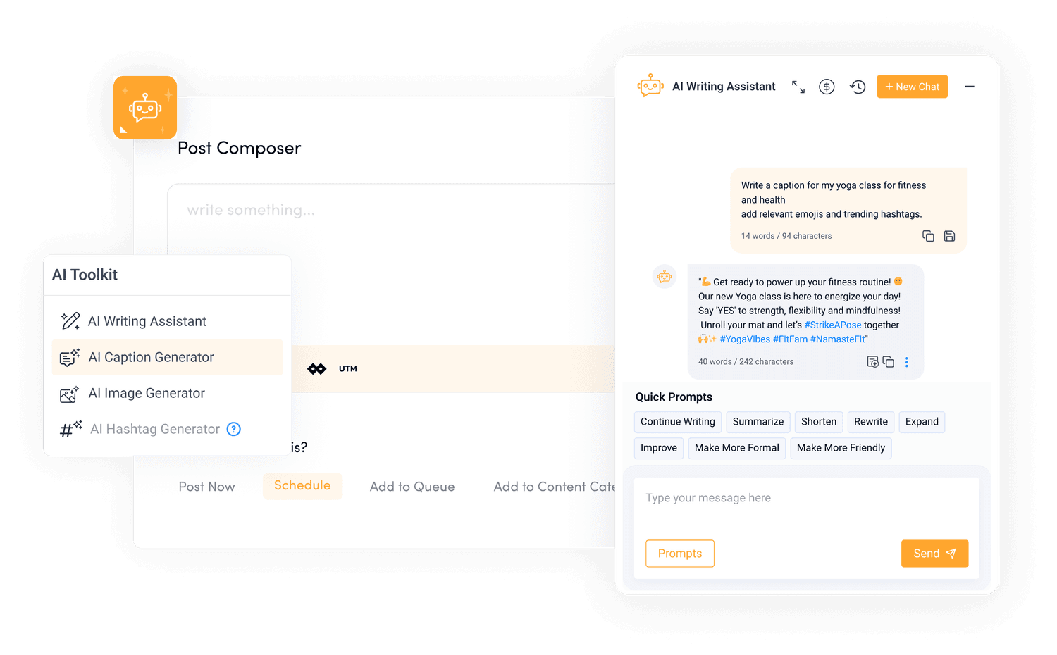 ContentStudio caption generator - caption generator