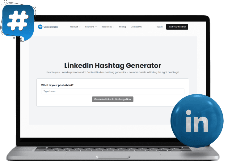 LinkedIn hashtag generator