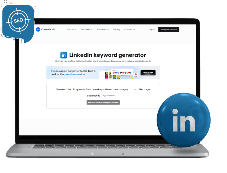 LinkedIn keyword tool