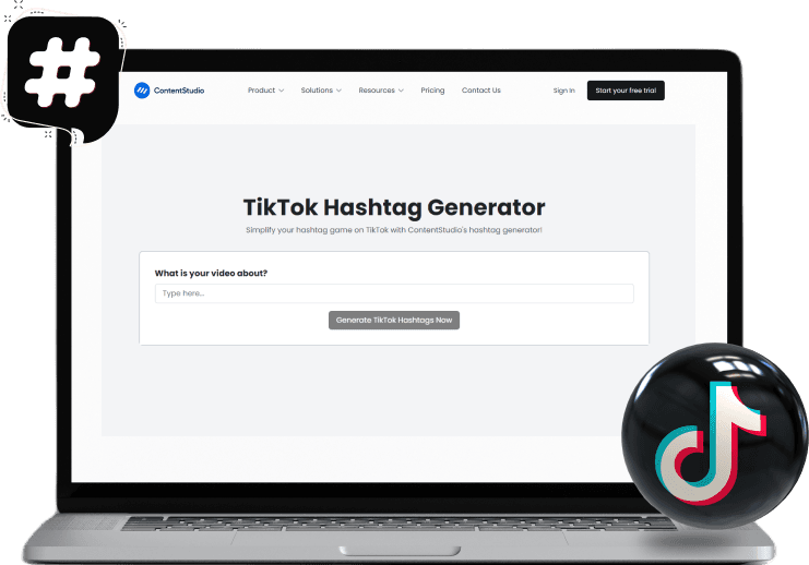 TikTok hashtag generator