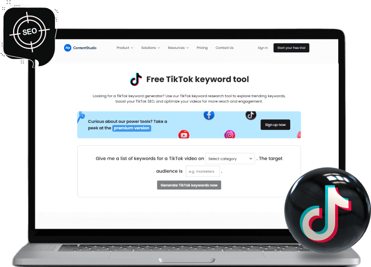 TikTok keyword tool