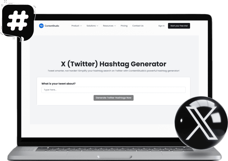 Twitter hashtag generator