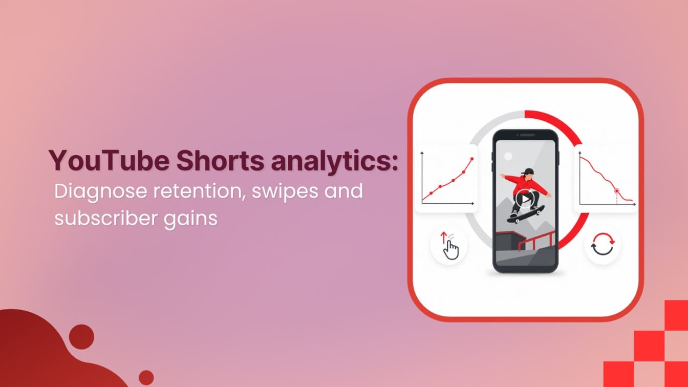 YouTube Shorts analytics: Diagnose retention, swipes, and subscriber gains