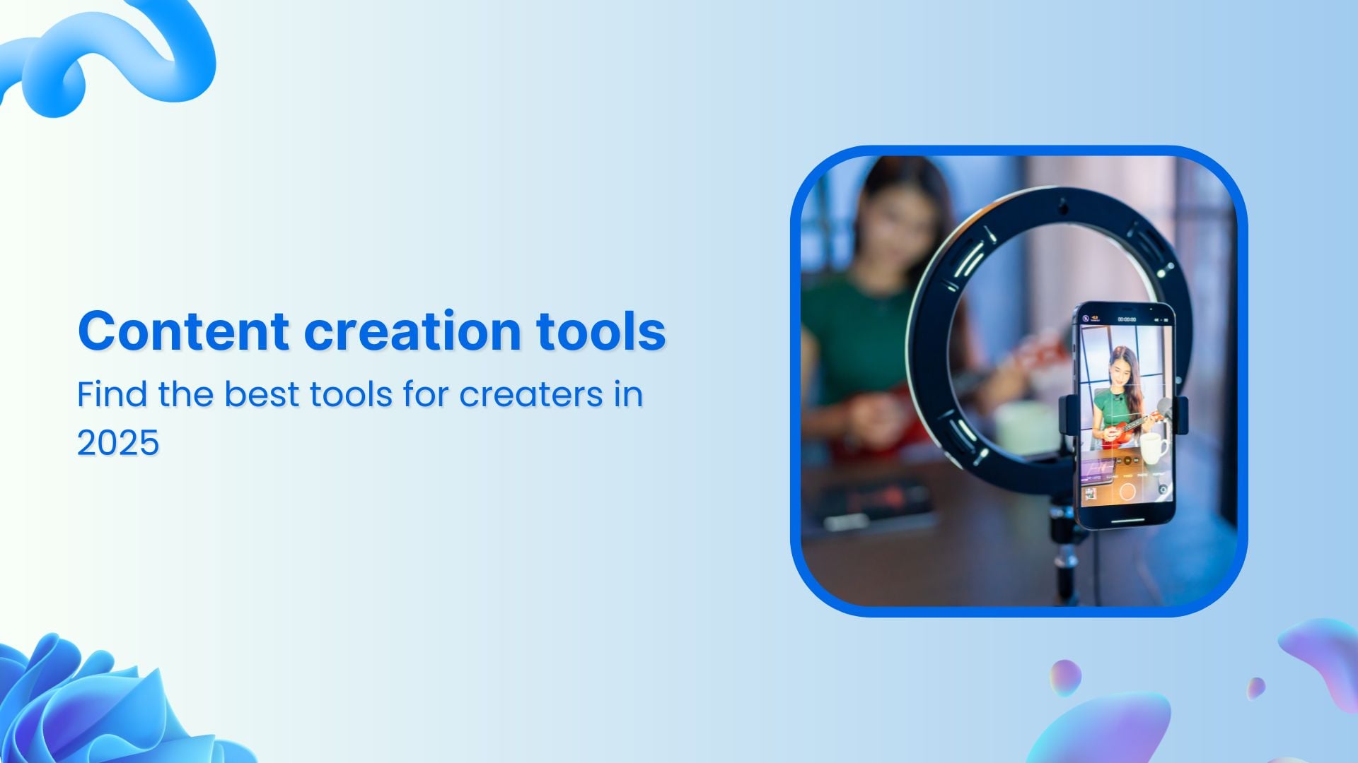 Content creation tools