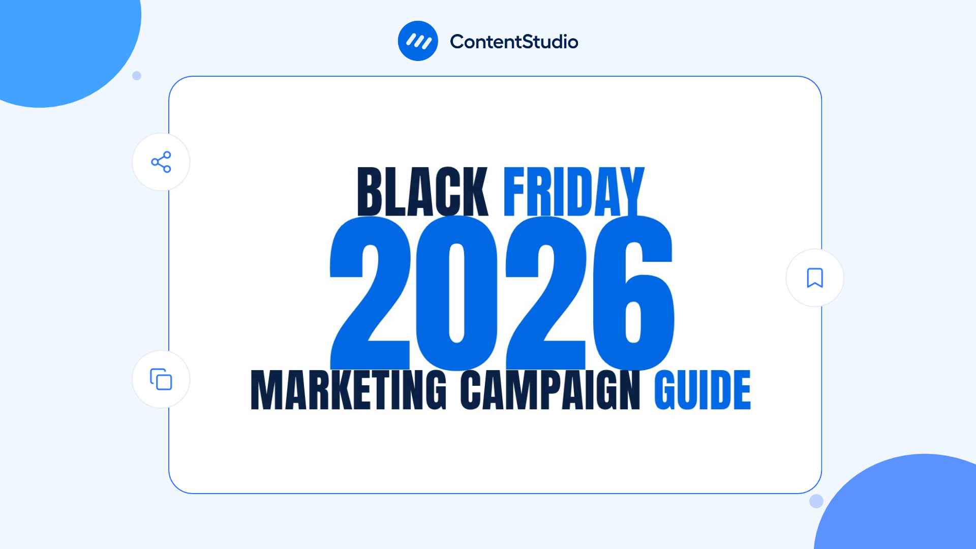 Black Friday marketing campaign