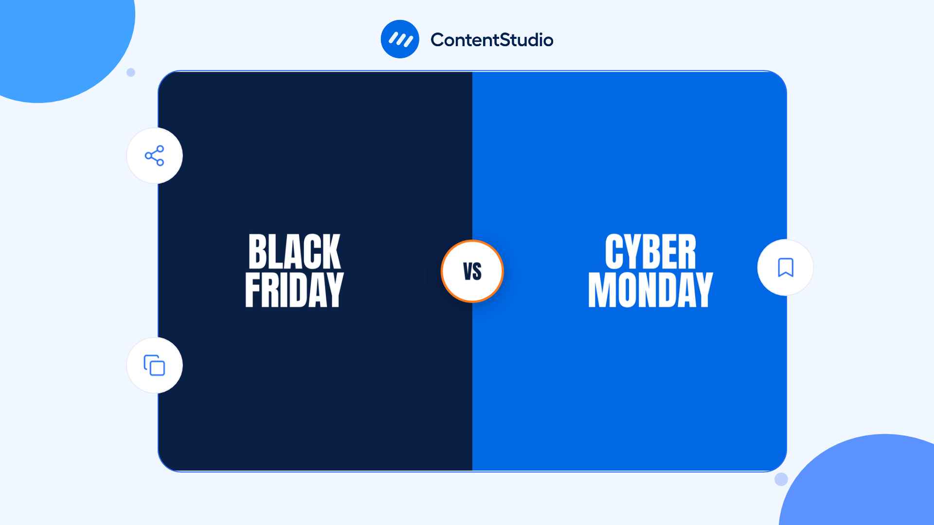 Black Friday vs. Cyber Monday