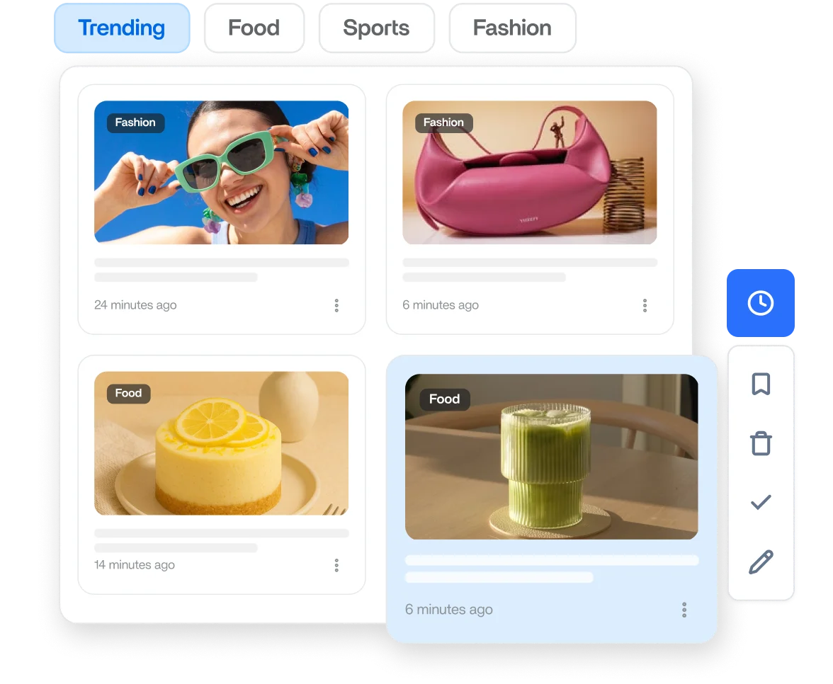 Content discovery - Sendible alternative