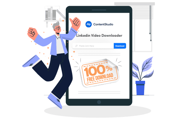Completely free - LinkedIn Downloader - ContentStudio