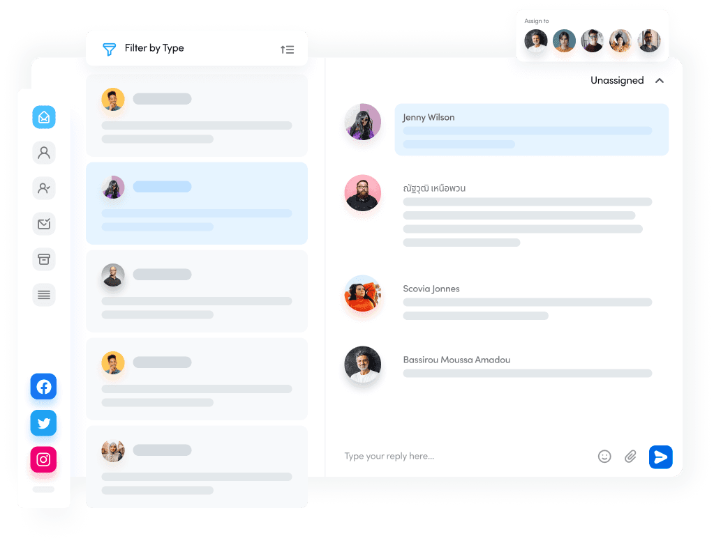 Media library - social media publishing