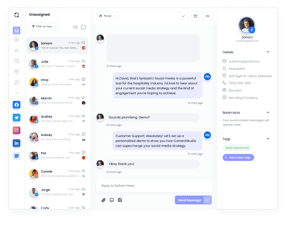 Social Media Inbox