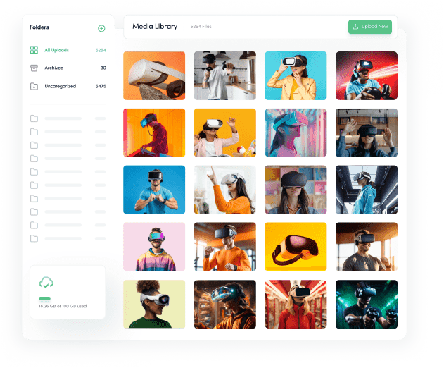Asset organization with content library