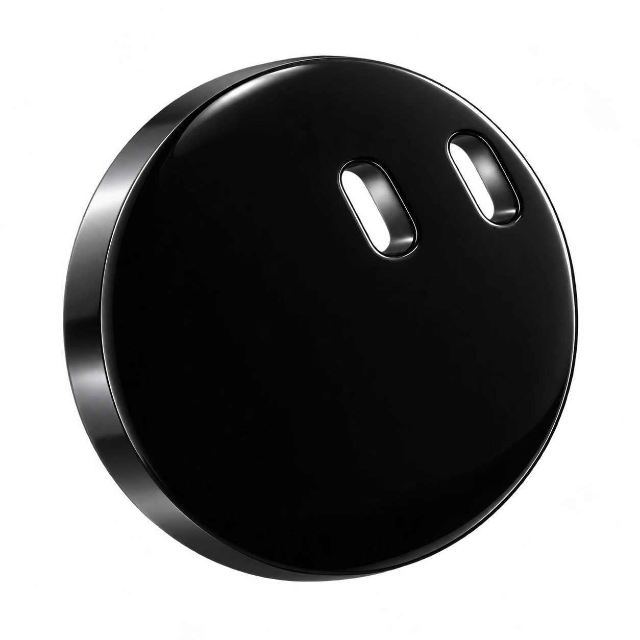 Standalone black 3D Grok Bot logo