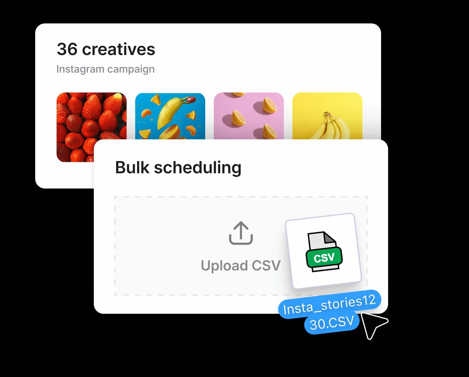 Bulk scheduling