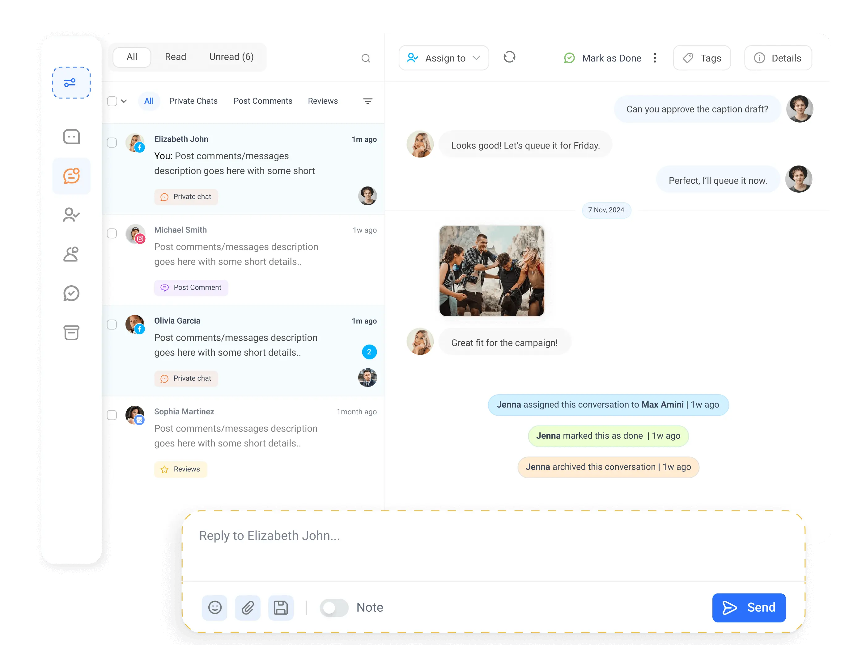 Never miss a Direct Message (DM) or comment again feature