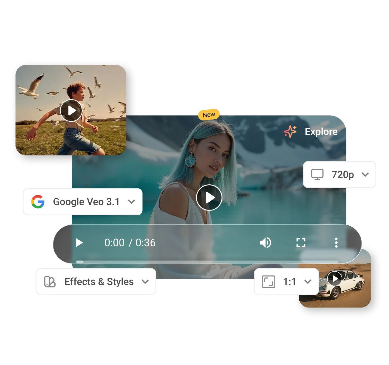 AI video generation from a single prompt