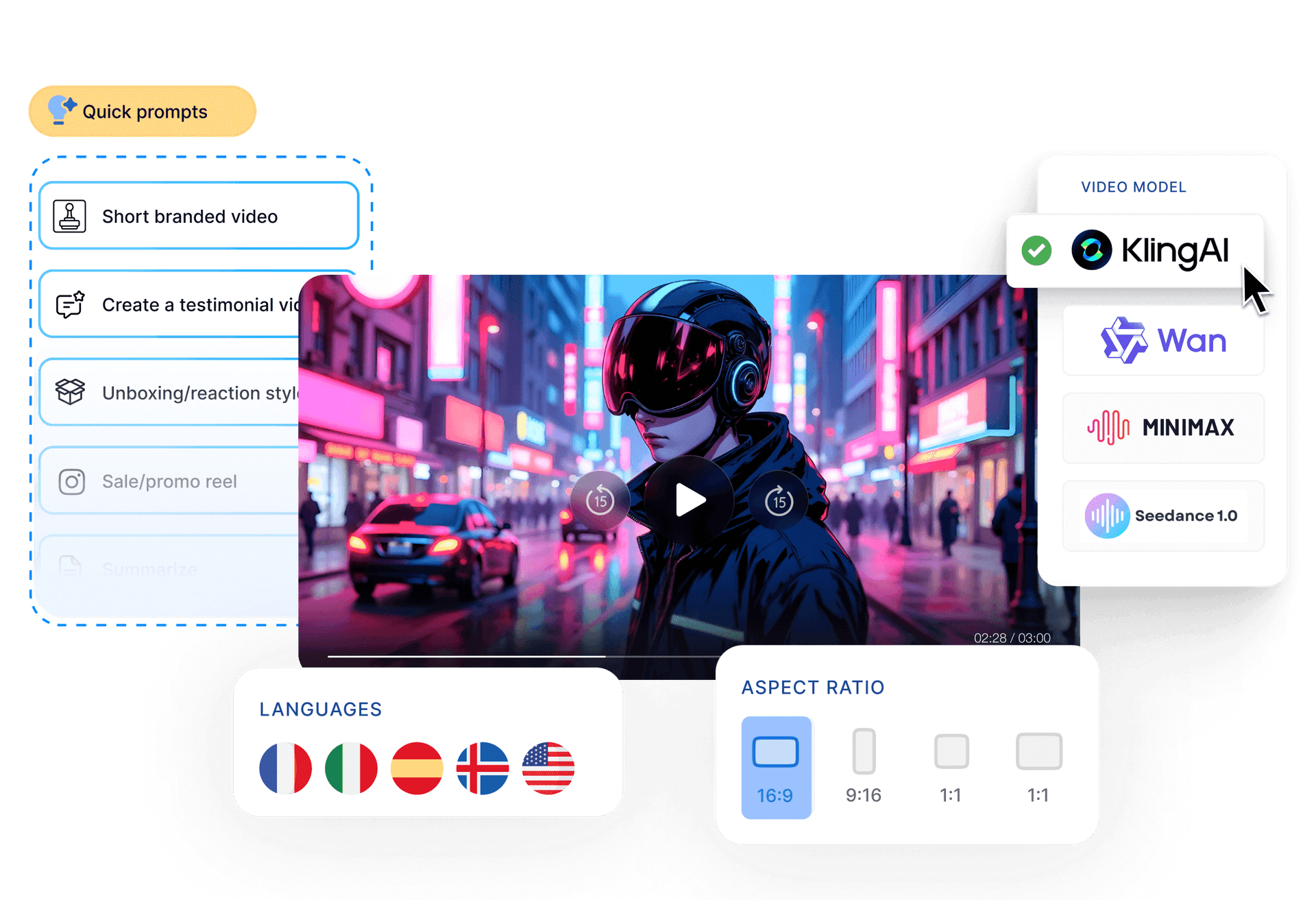 AI video generator