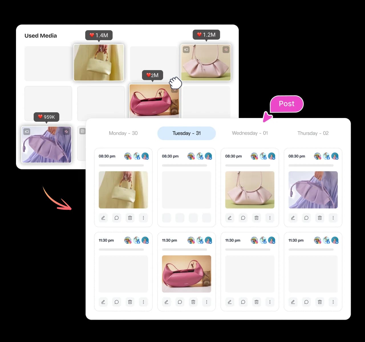 Reuse top-performing assets from the content library