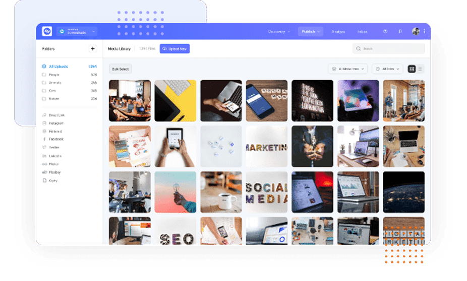 Cloud storage - media library