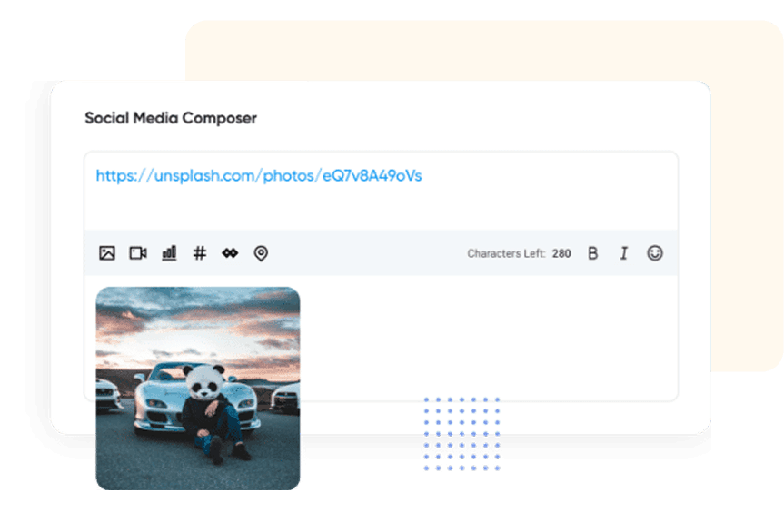 Post composition - social media content
