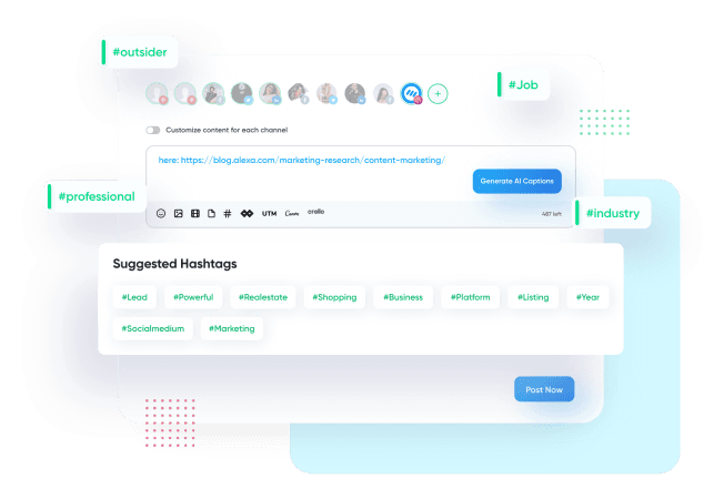 Pre-set tags - content marketing library