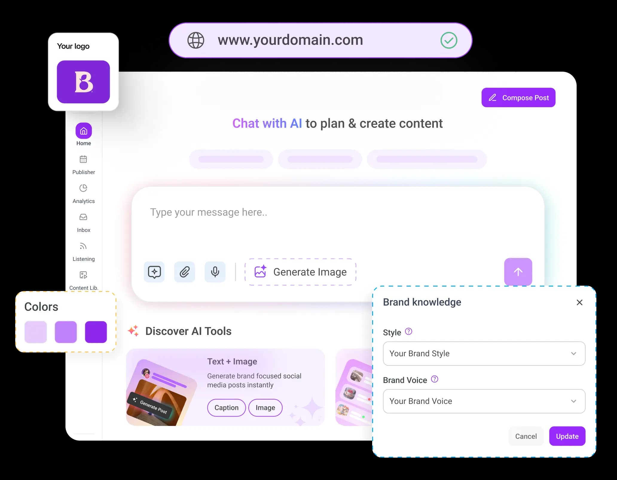 White-label reseller social media management platform