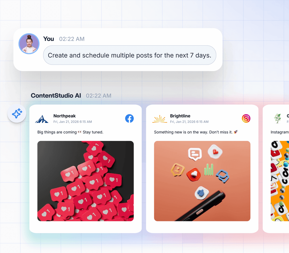 Smart bulk scheduling for social media
