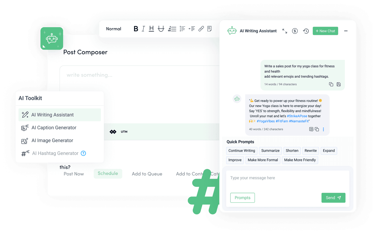 Integrated blogging platform