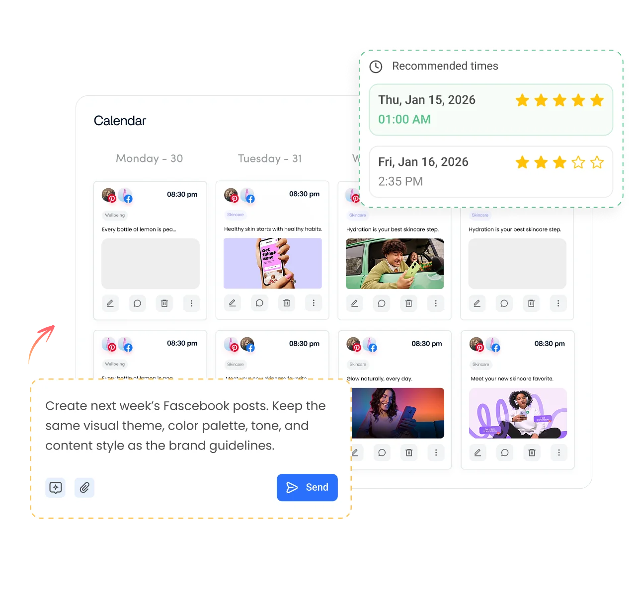 Automate Facebook publishing across multiple Pages