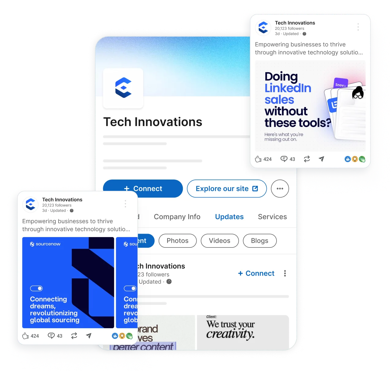 Schedule LinkedIn text posts, carousels, videos, and link posts