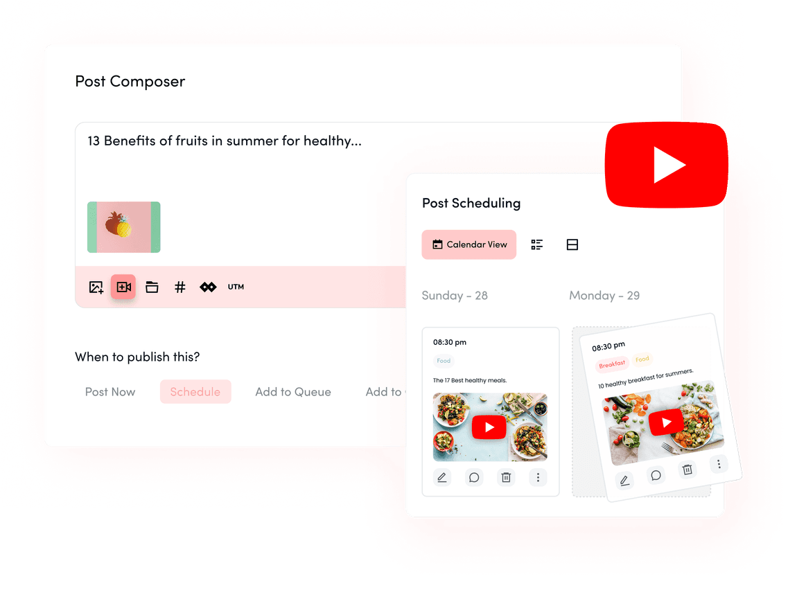 Youtube scheduler