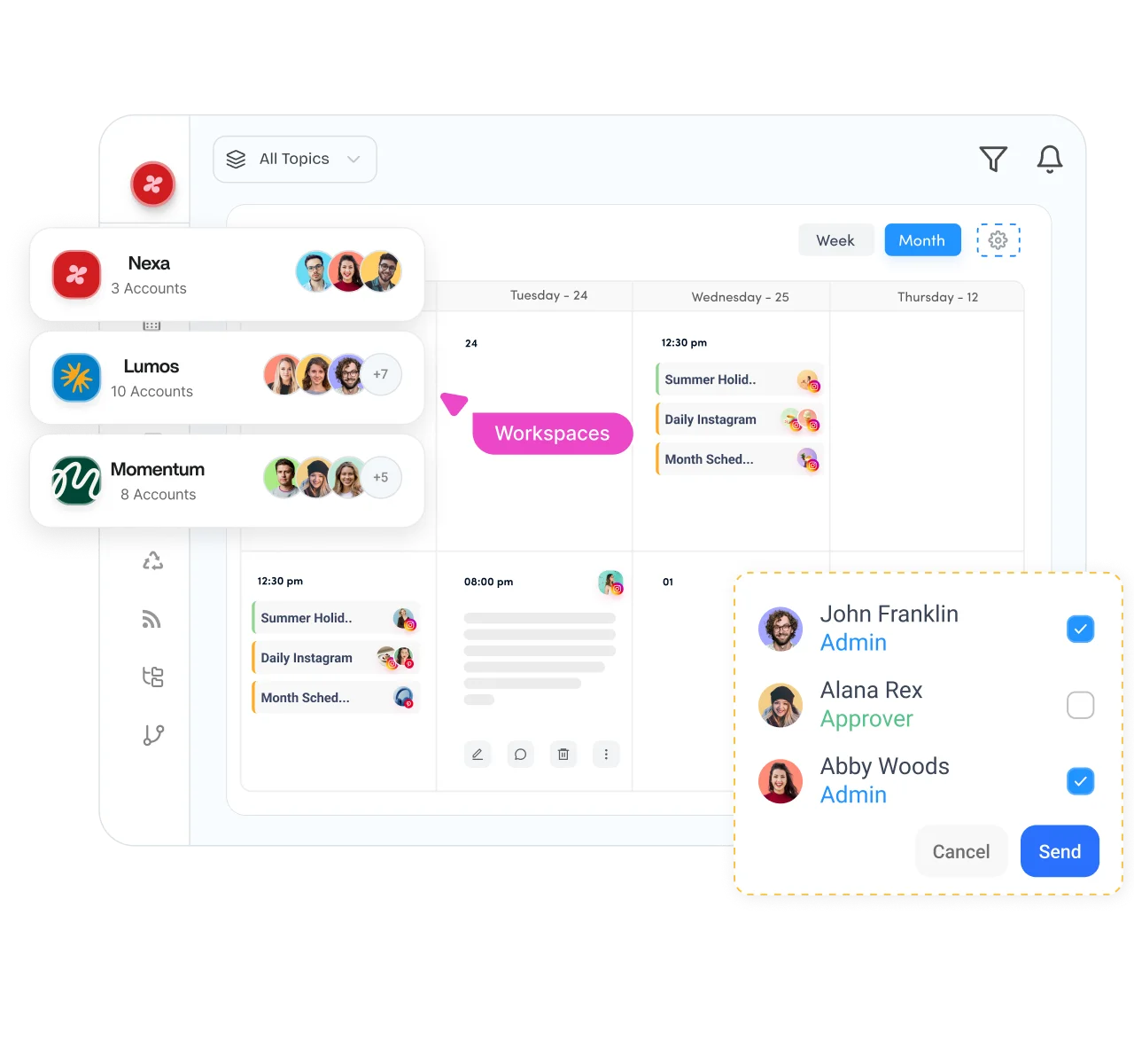 Client workspaces, approvals, and collaboration for agencies