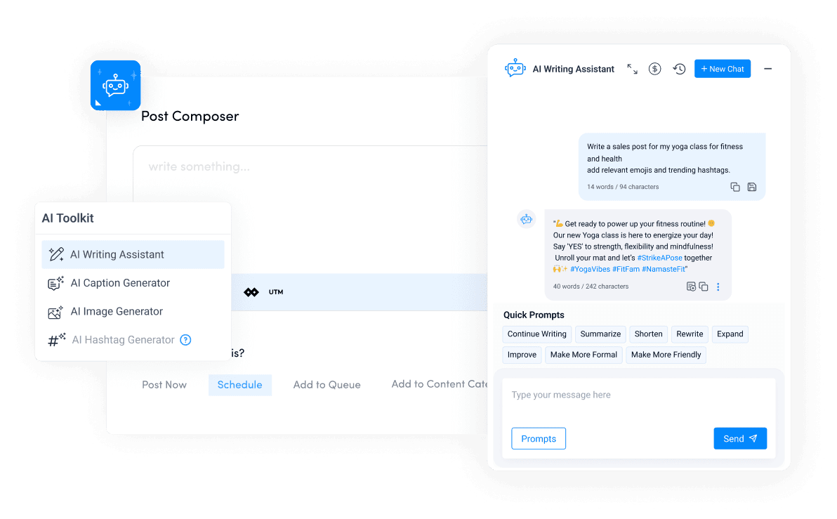 Boost your creativity with AI Assistant