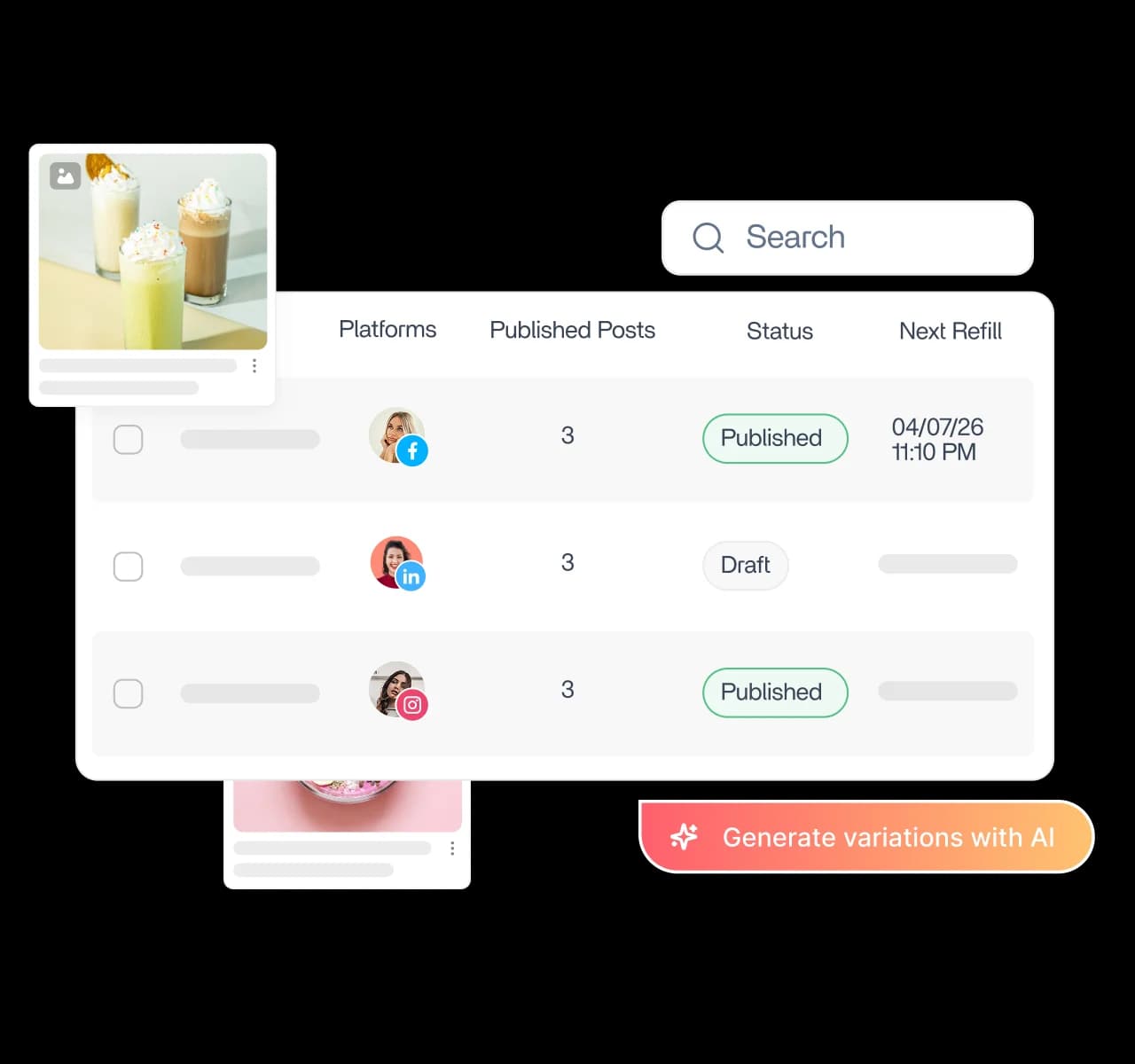 Find, edit, and reuse your best content - AI library