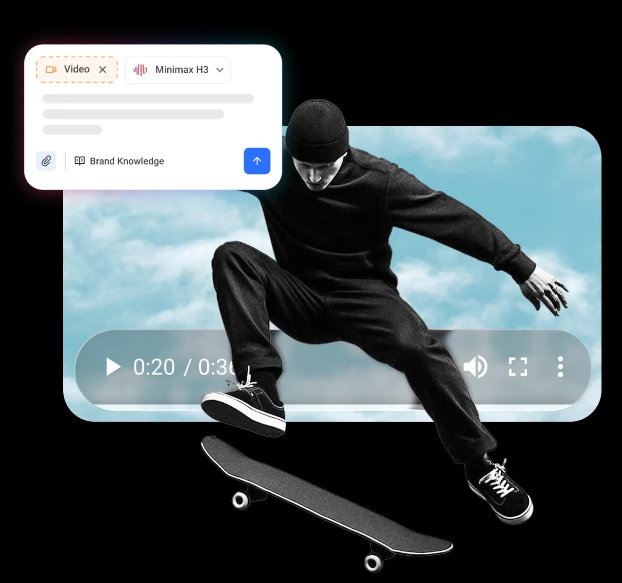 Generate complete videos from a single prompt - AI video generator