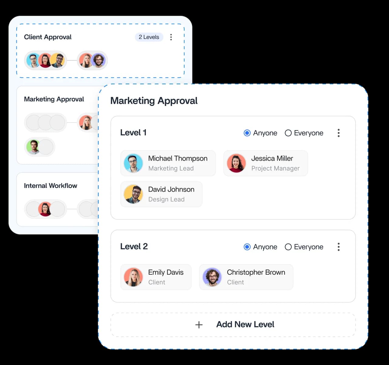 Approvals shaped around how your agency works - social media approval workflow