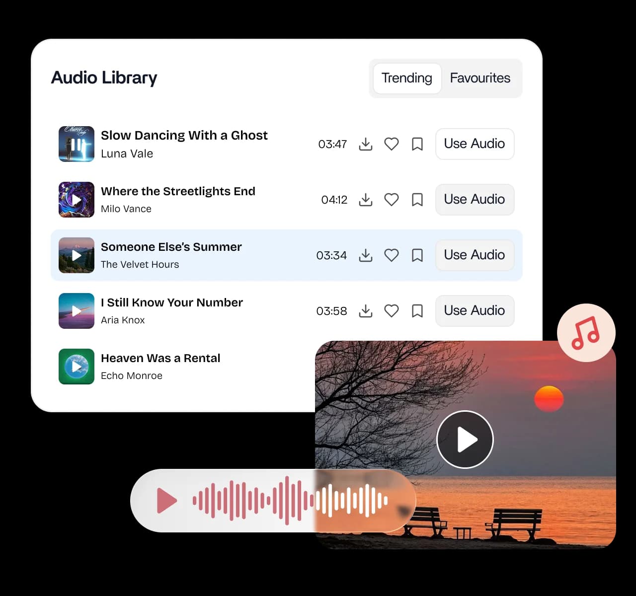 Keep your audio library organized - audio library