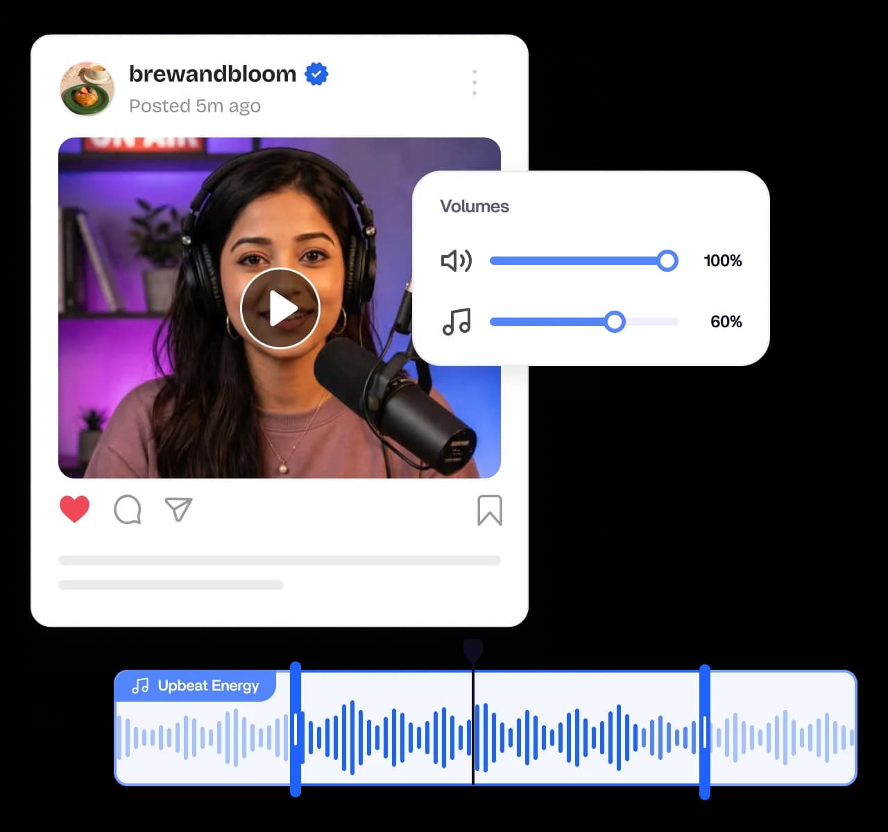 Preview and fine-tune in real time - audio library