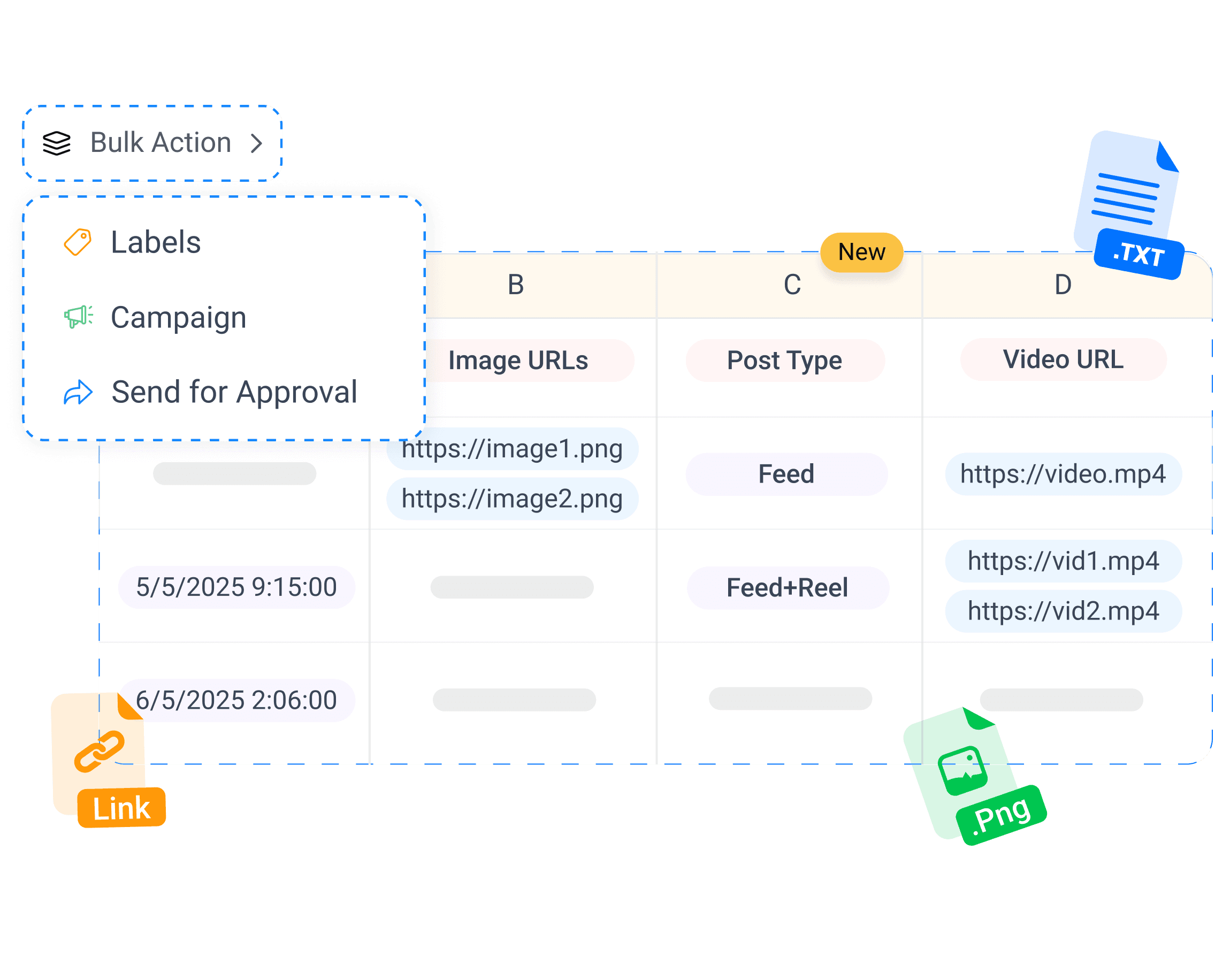 Fine-tune your posts at scale - social media automation tool