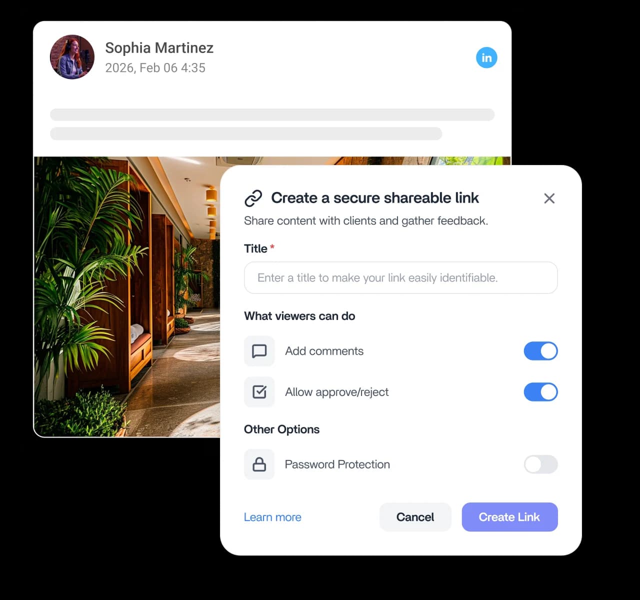 Let clients review posts without logging in - client management