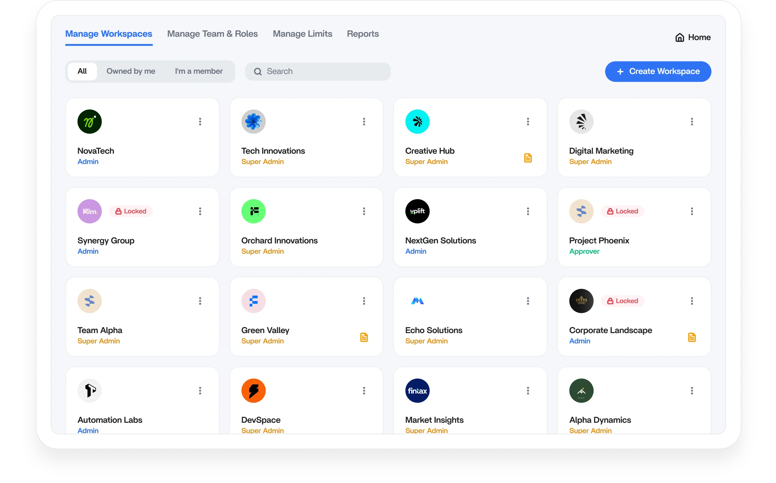 ContentStudio client management dashboard