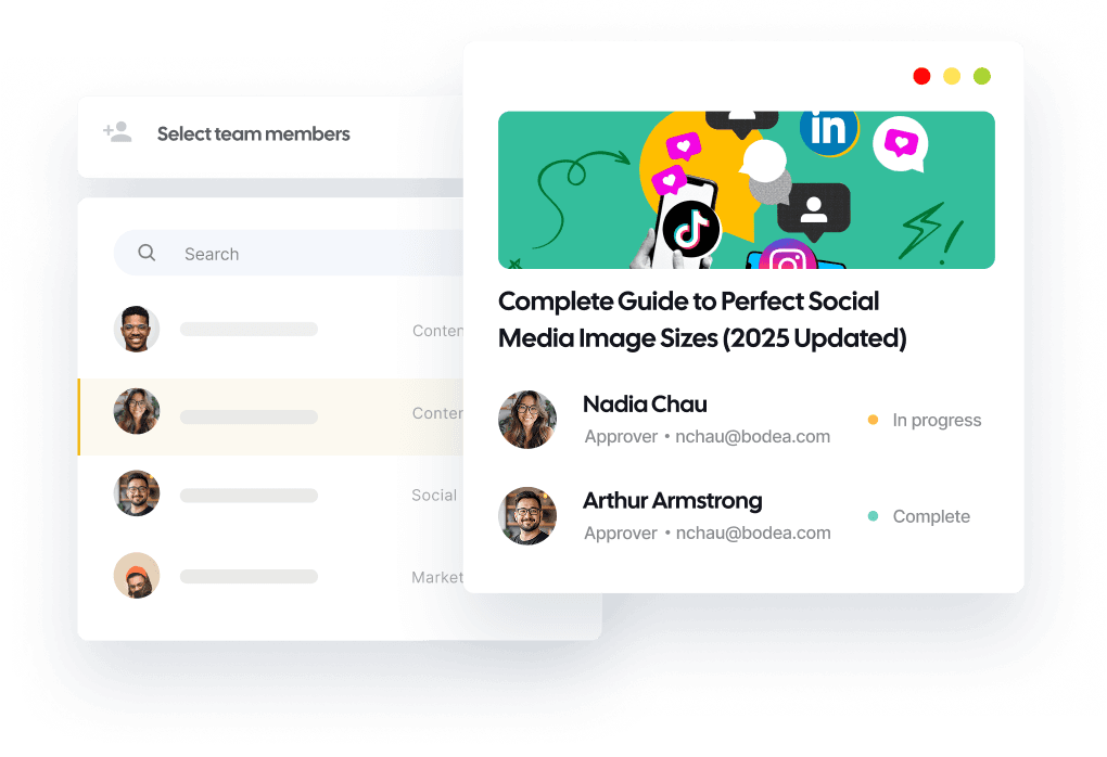 Content workflow & team collaboration
